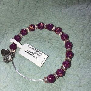 Alex and Ani bracelet CARNIVAL collection - purple